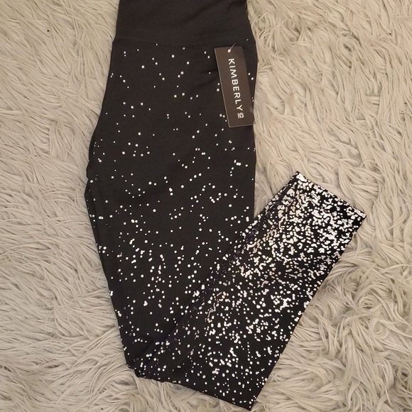 LAST 1❤️Metallic Shimmer Leggings - Picture 5 of 12